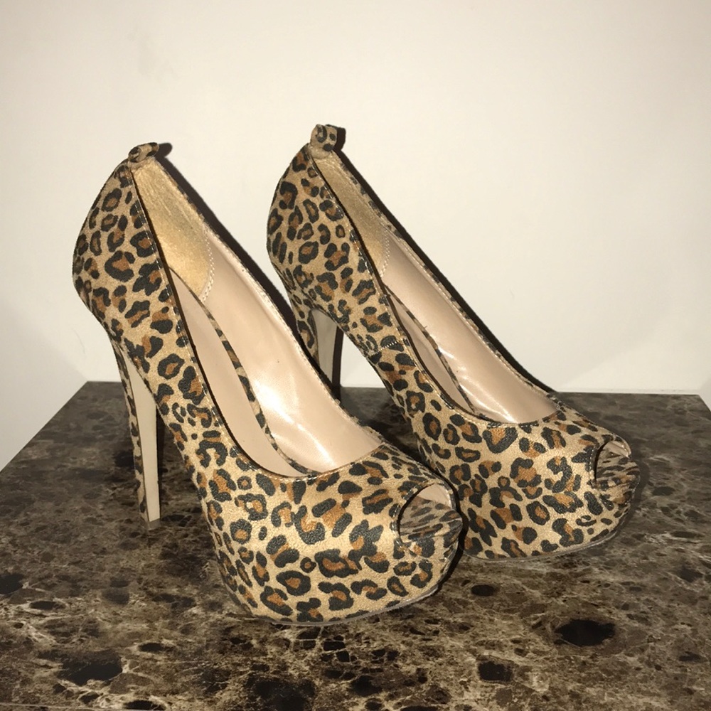 Cheetah Print Heels